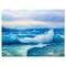 Designart - Sea Wave - Sea & Shore Painting Print on Wrapped Canvas